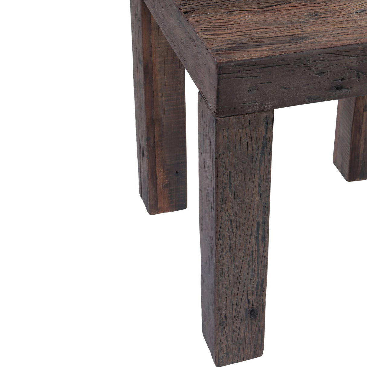 Hacienda 24" Square Side Table in Reclaimed Wood by Home Trends & Design at Eve Furniture