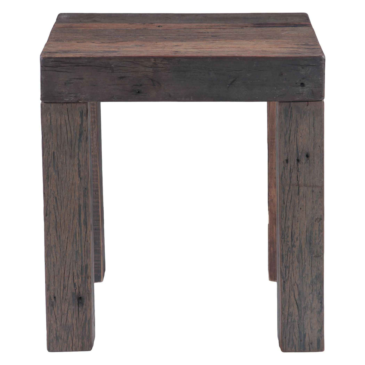 Hacienda 24" Square Side Table in Reclaimed Wood by Home Trends & Design at Eve Furniture