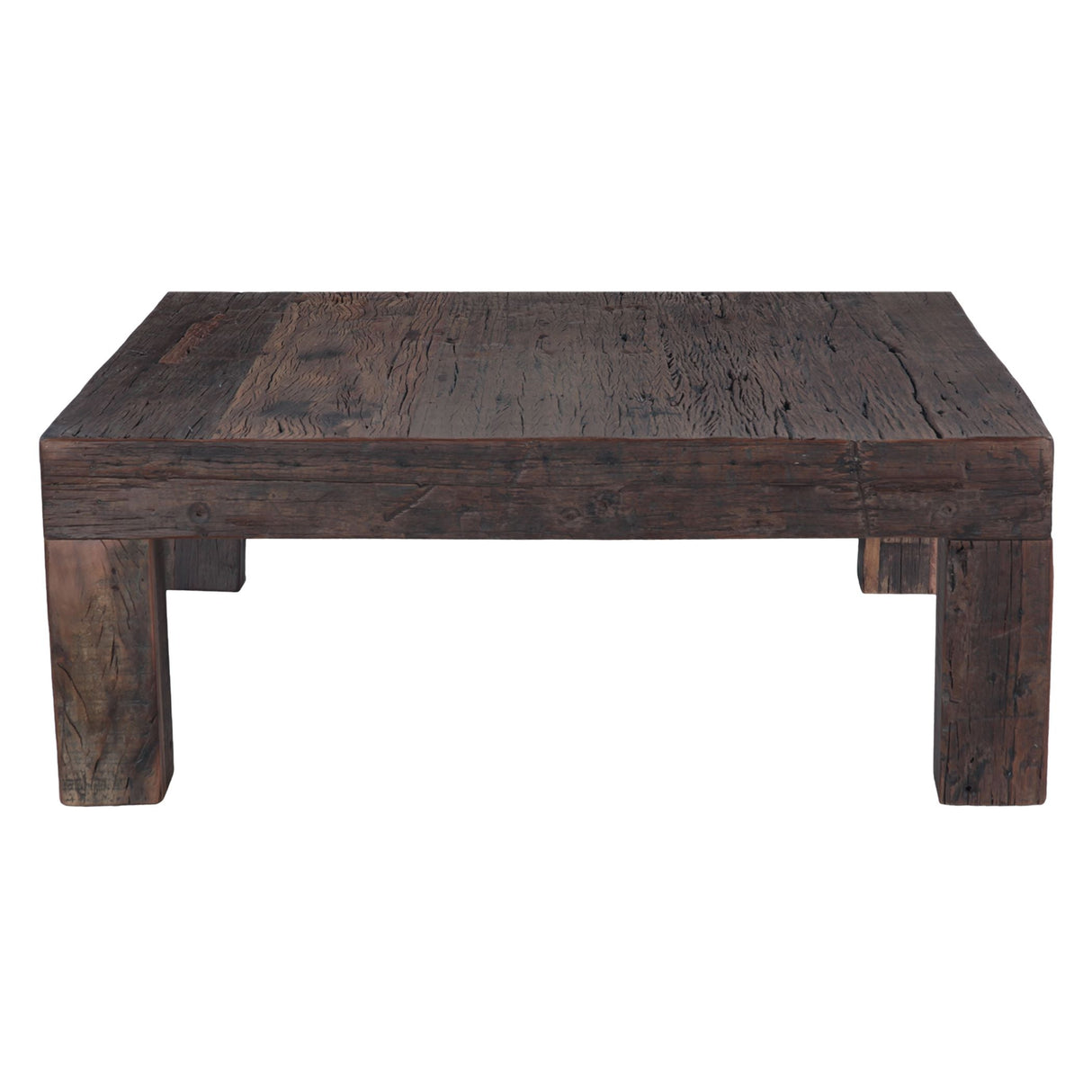 Hacienda 48" Square Coffee Table in Reclaimed Hardwood by Home Trends & Design at Eve Furniture