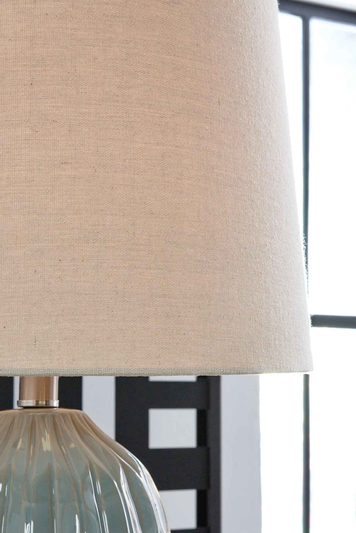Hadbury Pale Blue/Teal Table Lamp by Ashley at Eve Furniture