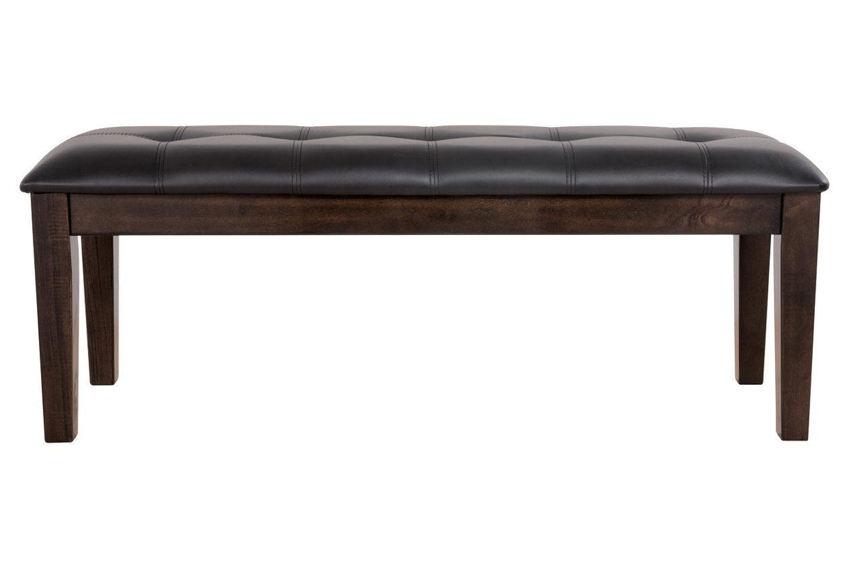 Haddigan Dark Brown Dining Bench by Ashley at Eve Furniture