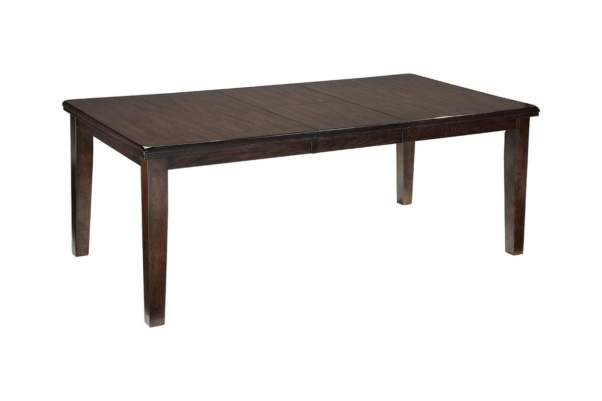 Haddigan Dark Brown Dining Extension Table by Ashley at Eve Furniture