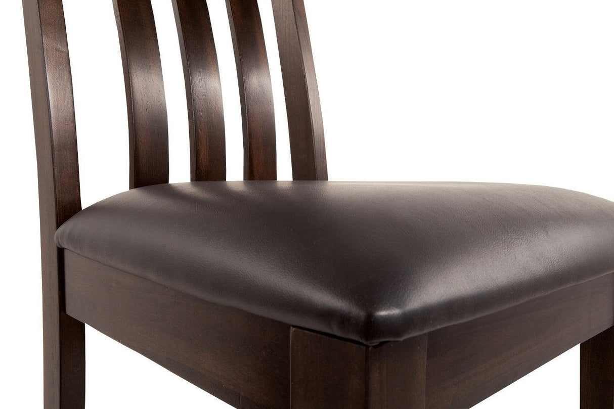 Haddigan Dark Brown Dining Chair, Set of 2 by Ashley at Eve Furniture