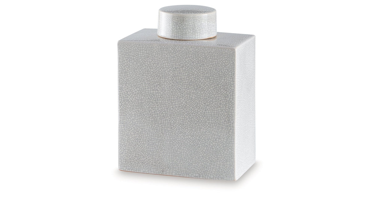 Haddworth Antique White Jar by ASHLEY FURNITURE at Eve Furniture