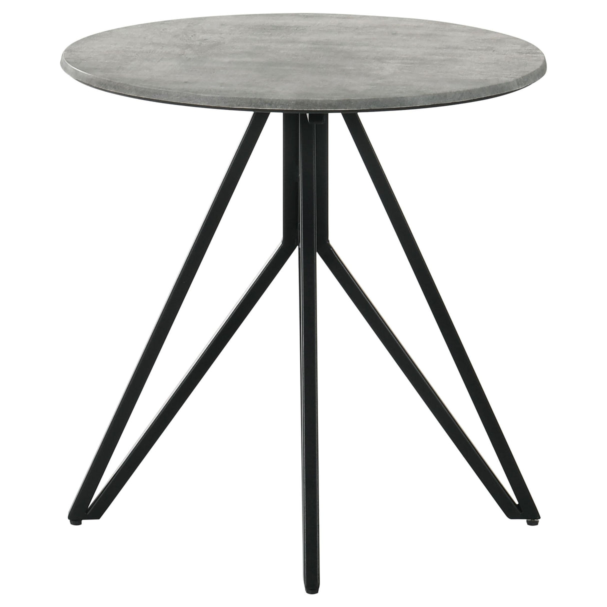 Hadi Cement 2-Piece Round Coffee and End Table Set by Coaster at Eve Furniture