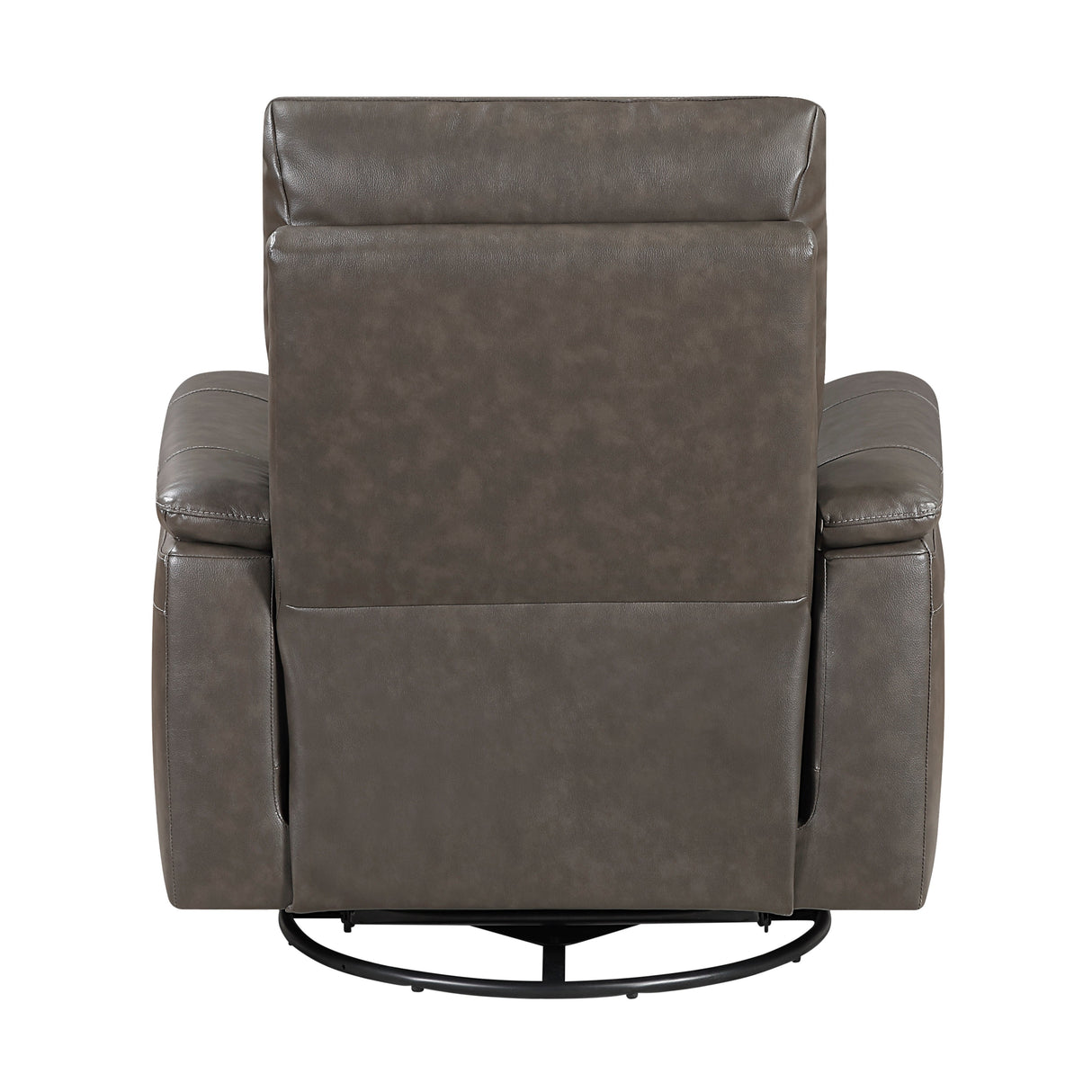 Hadley Dark Brown Swivel Glider Reclining Chair