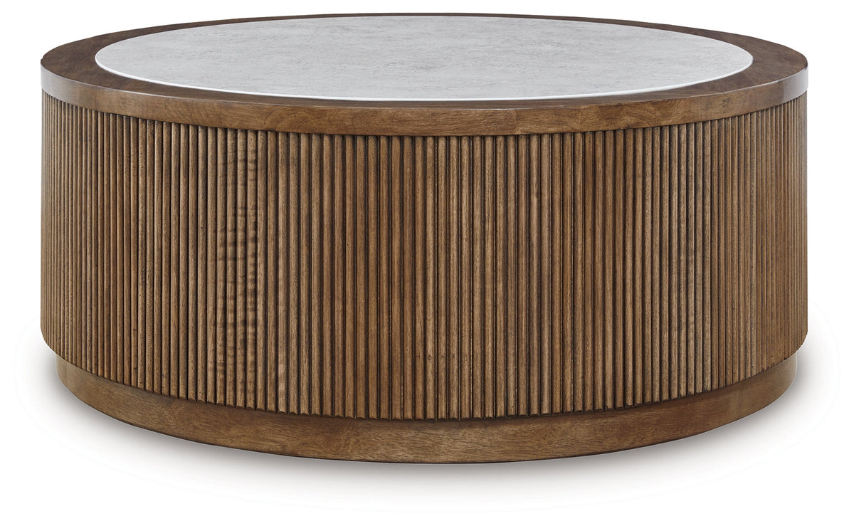 Hadonna Brown Coffee Table by Ashley at Eve Furniture