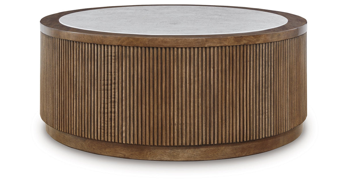 Hadonna Brown Coffee Table by Ashley at Eve Furniture