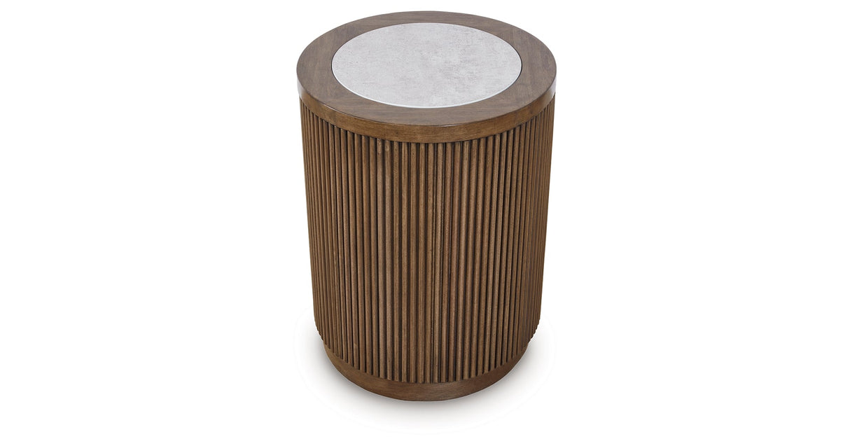 Hadonna Brown End Table by Ashley at Eve Furniture