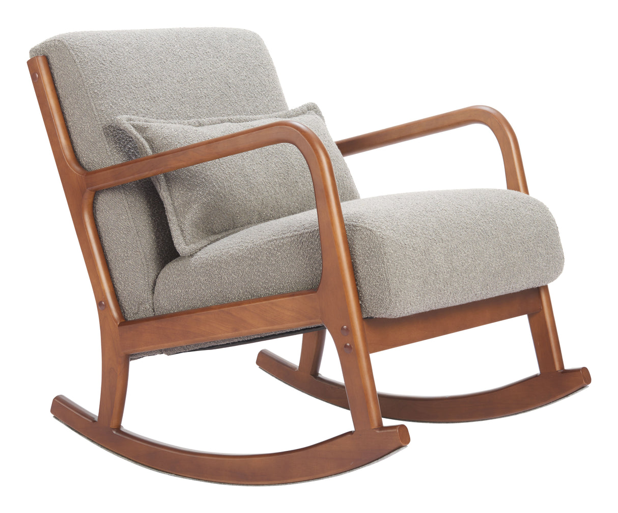 Hady Gray Rocking Chair by Zuomod at Eve Furniture
