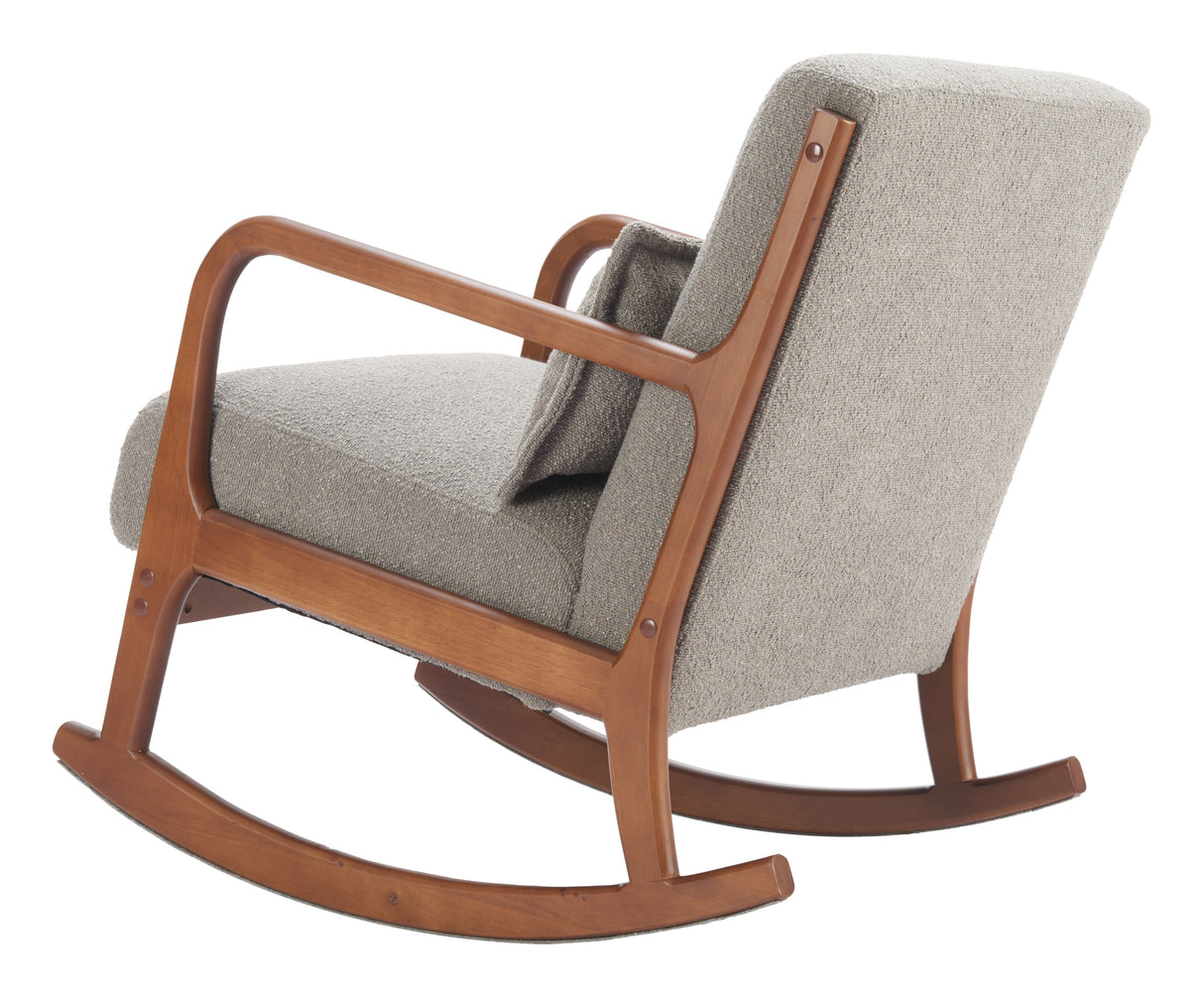 Hady Gray Rocking Chair by Zuomod at Eve Furniture