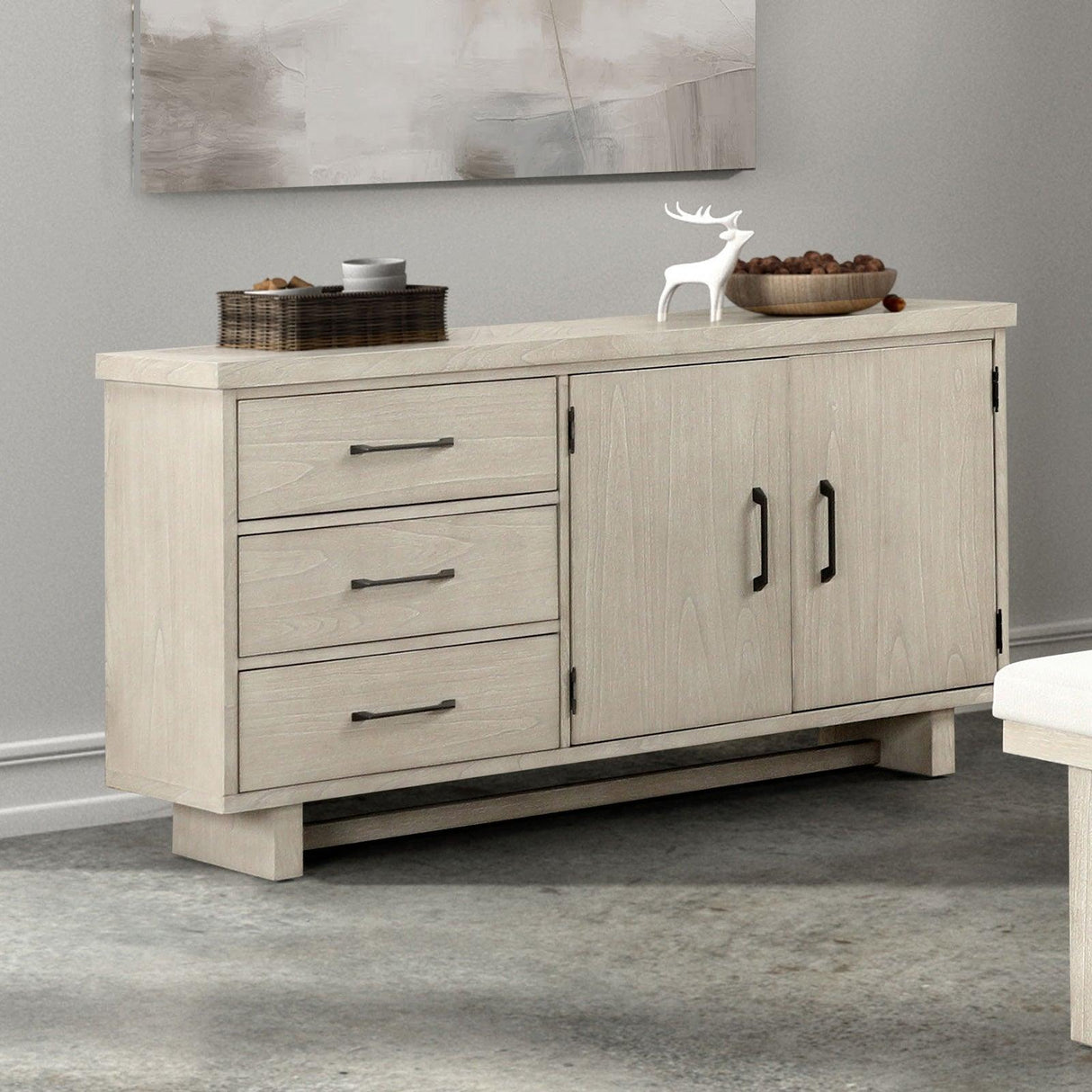 Hagerman Natural Sideboard by Furniture of America at Eve Furniture