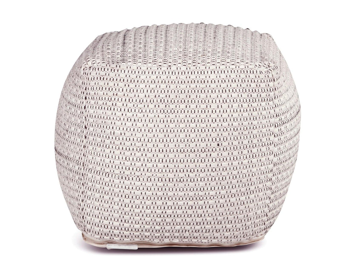 Hakim Handwoven Pouf by Steve Silver at Eve Furniture