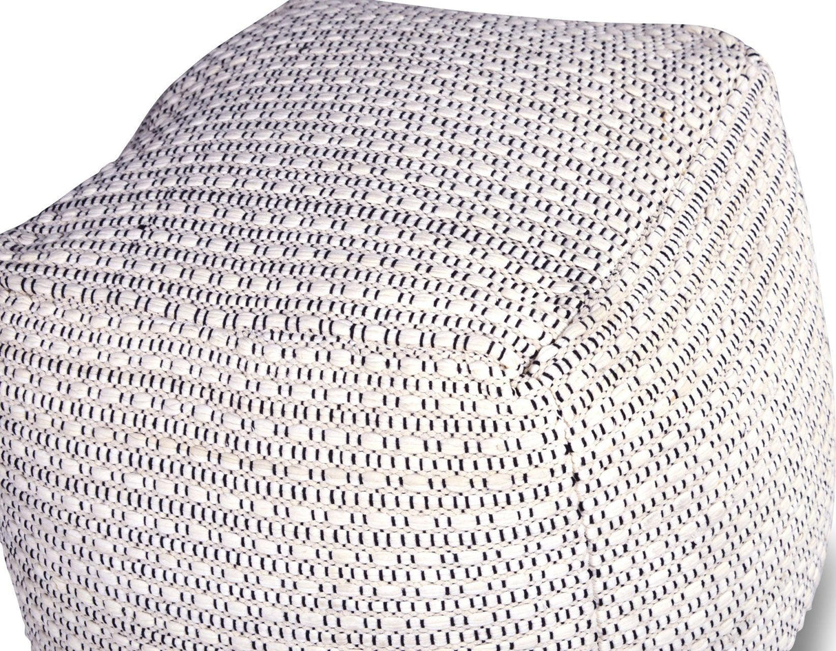 Hakim Handwoven Pouf by Steve Silver at Eve Furniture