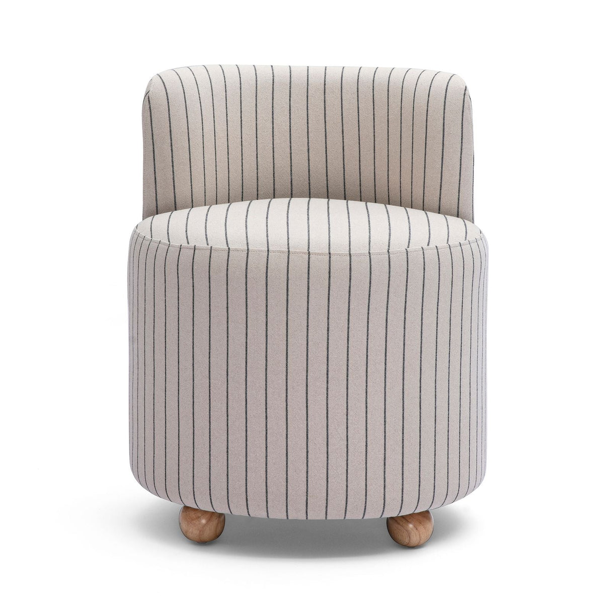 Hakuna Black and White Striped Linen Desk Chair by TOV Furniture at Eve Furniture