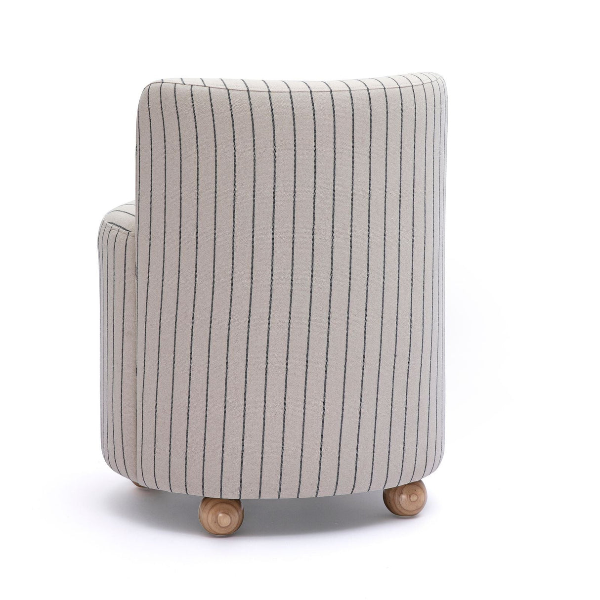 Hakuna Black and White Striped Linen Desk Chair by TOV Furniture at Eve Furniture