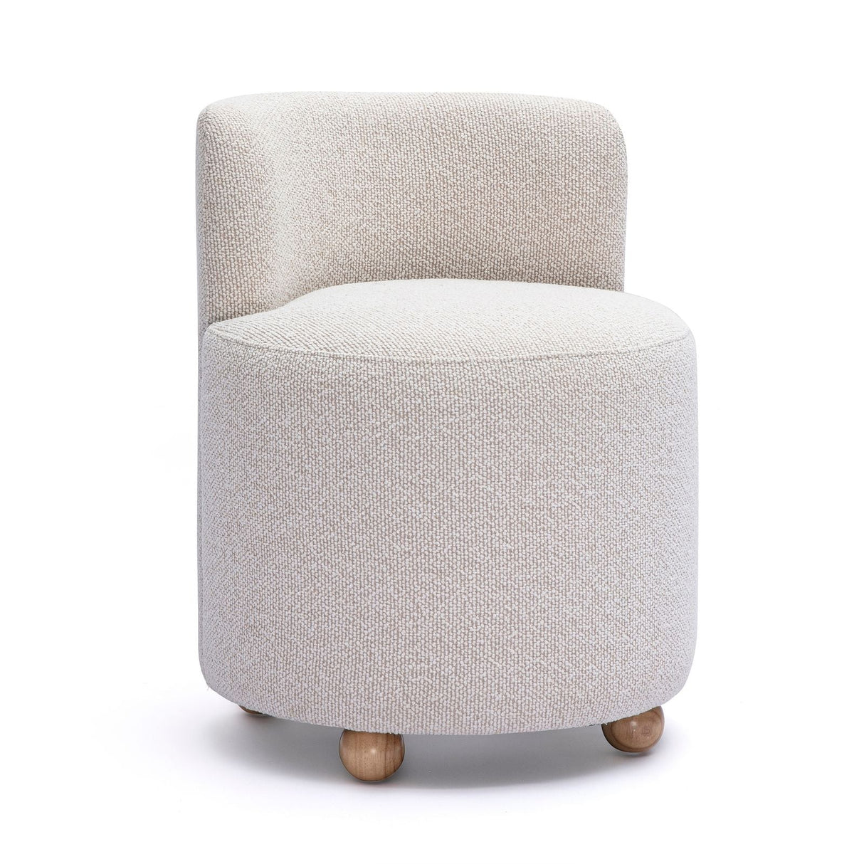 Hakuna Cream Performance Boucle Desk Chair by TOV Furniture at Eve Furniture