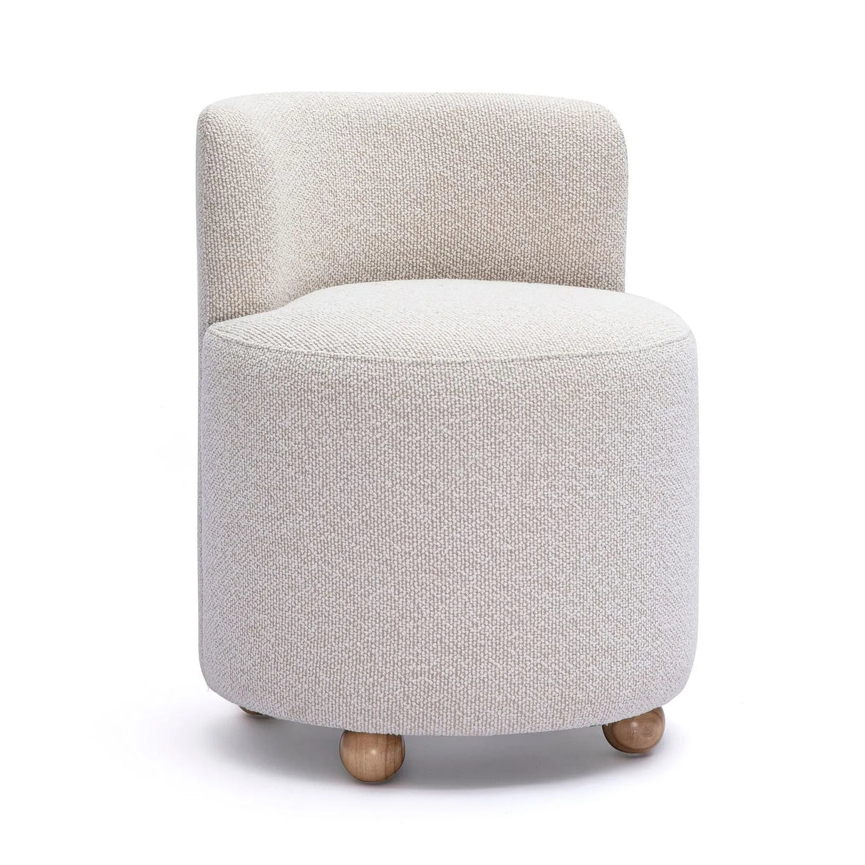 Hakuna Cream Performance Boucle Desk Chair by TOV Furniture at Eve Furniture