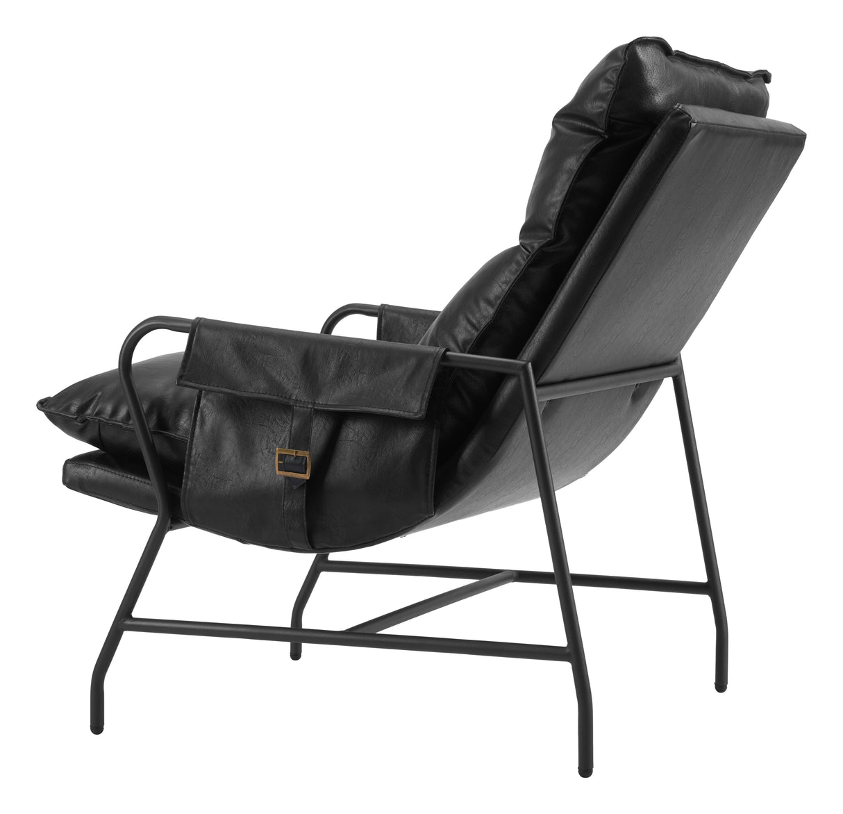 Halaus Black Accent Chair by Zuomod at Eve Furniture