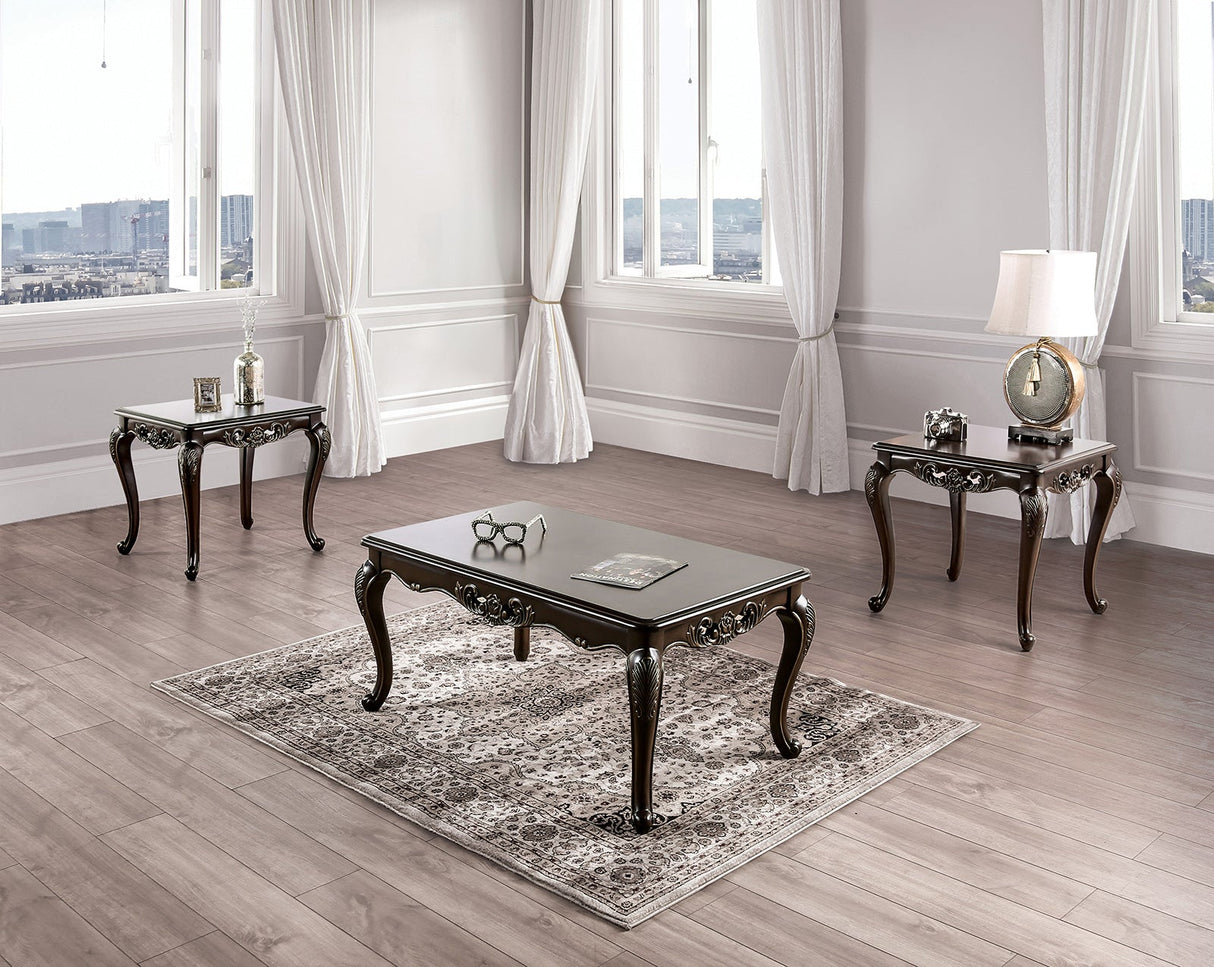 Halcaster Java Coffee Table by Furniture of America at Eve Furniture
