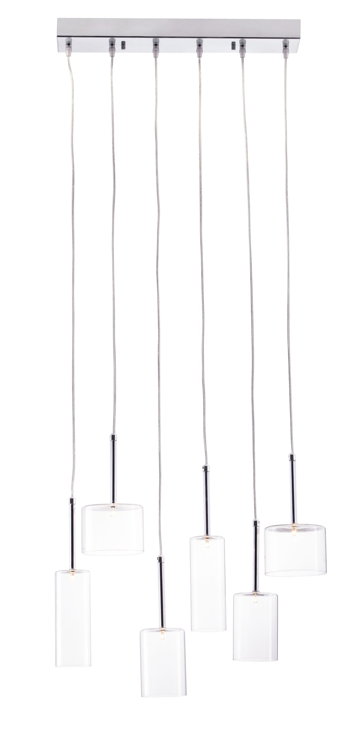 Hale Ceiling Lamp Clear by Zuomod at Eve Furniture