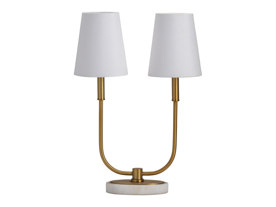 Hale Double Light Gold Table Lamp by Crestview at Eve Furniture