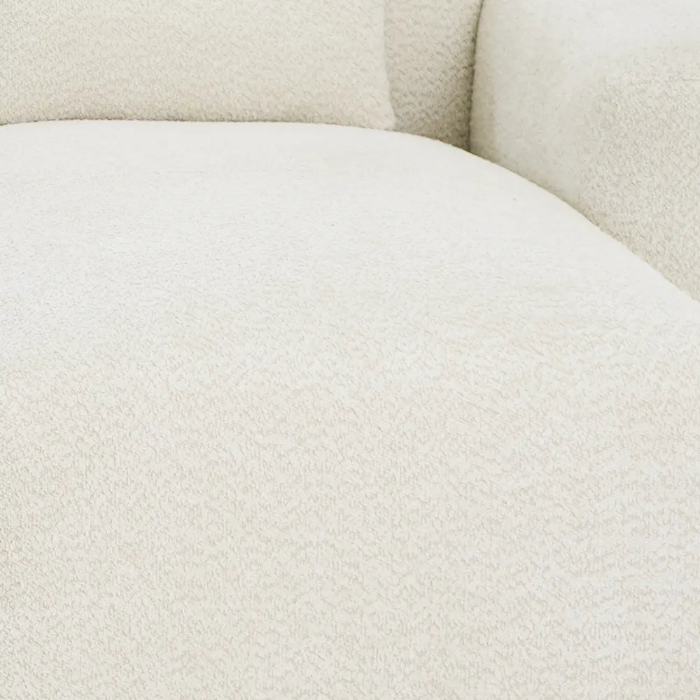 Haledon 3-Piece Sand Boucle Right Sectional Sofa by Ashcroft Furniture at Eve Furniture