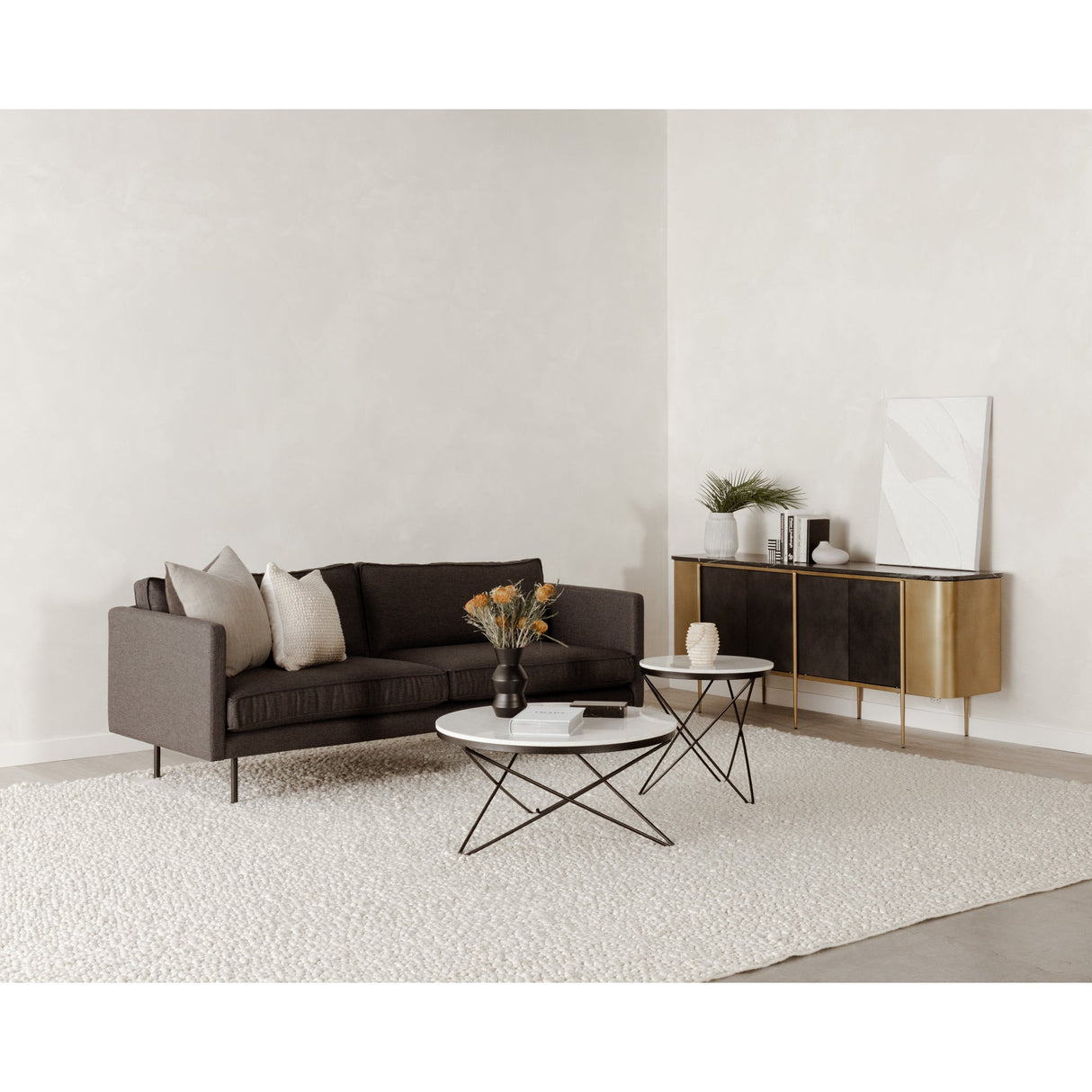 Haley Black Side Table by Moe's Home at Eve Furniture
