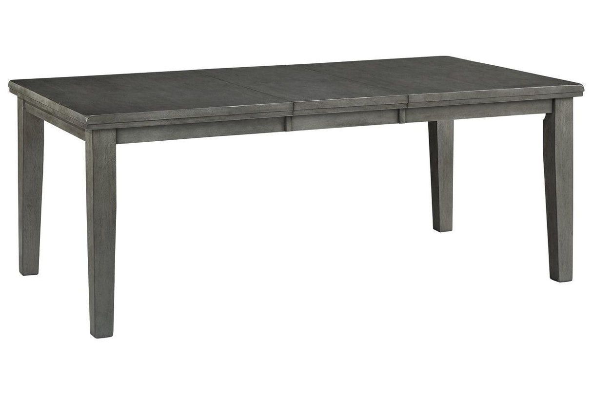 Hallanden Gray Dining Extension Table by Ashley at Eve Furniture