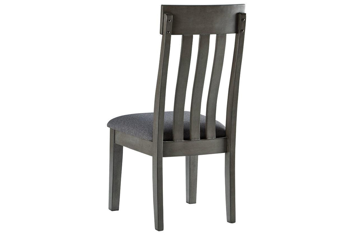 Hallanden Two-tone Gray Dining Chair, Set of 2 by Ashley at Eve Furniture