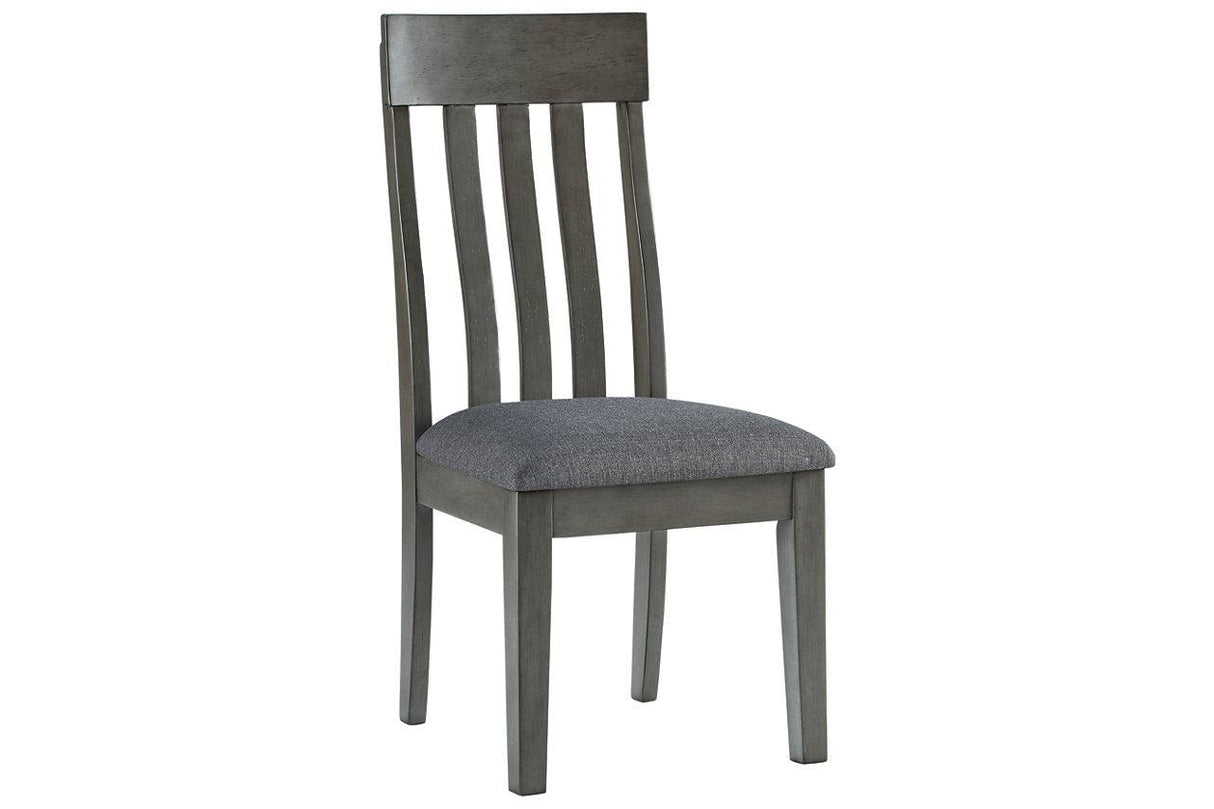 Hallanden Two-tone Gray Dining Chair, Set of 2 by Ashley at Eve Furniture