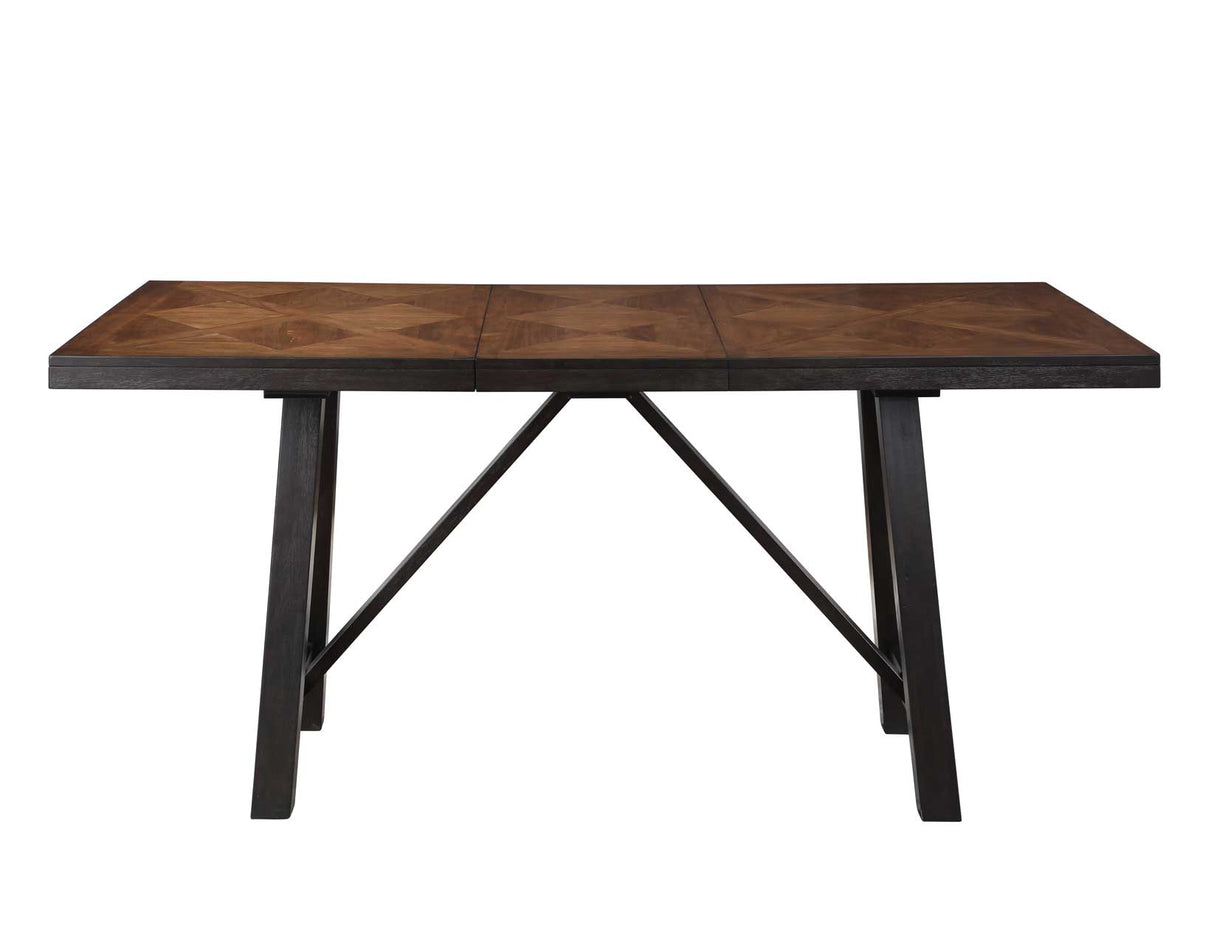 Halle Ebony/Oatmeal Counter Height Dining Set by Steve Silver at Eve Furniture