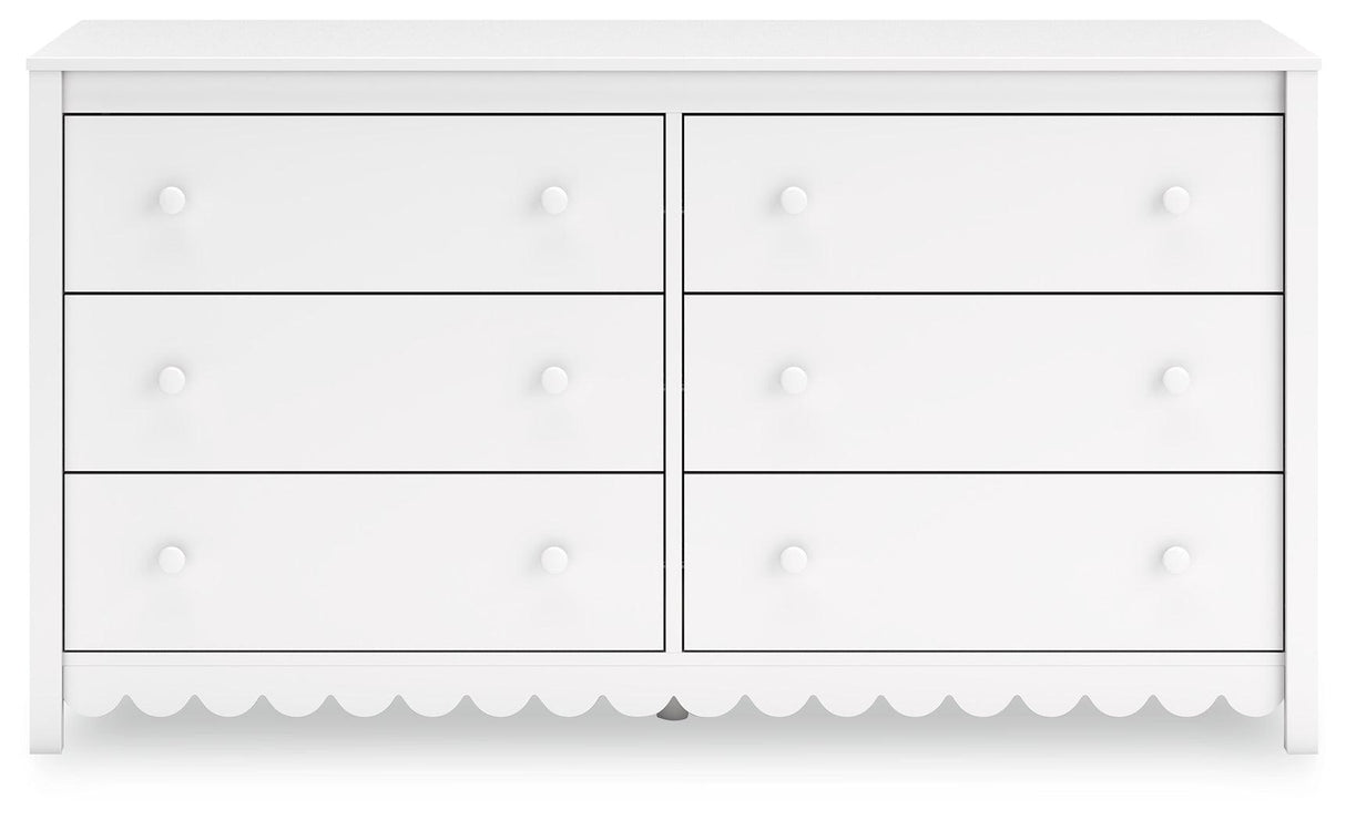 Hallityn White Dresser by Ashley at Eve Furniture