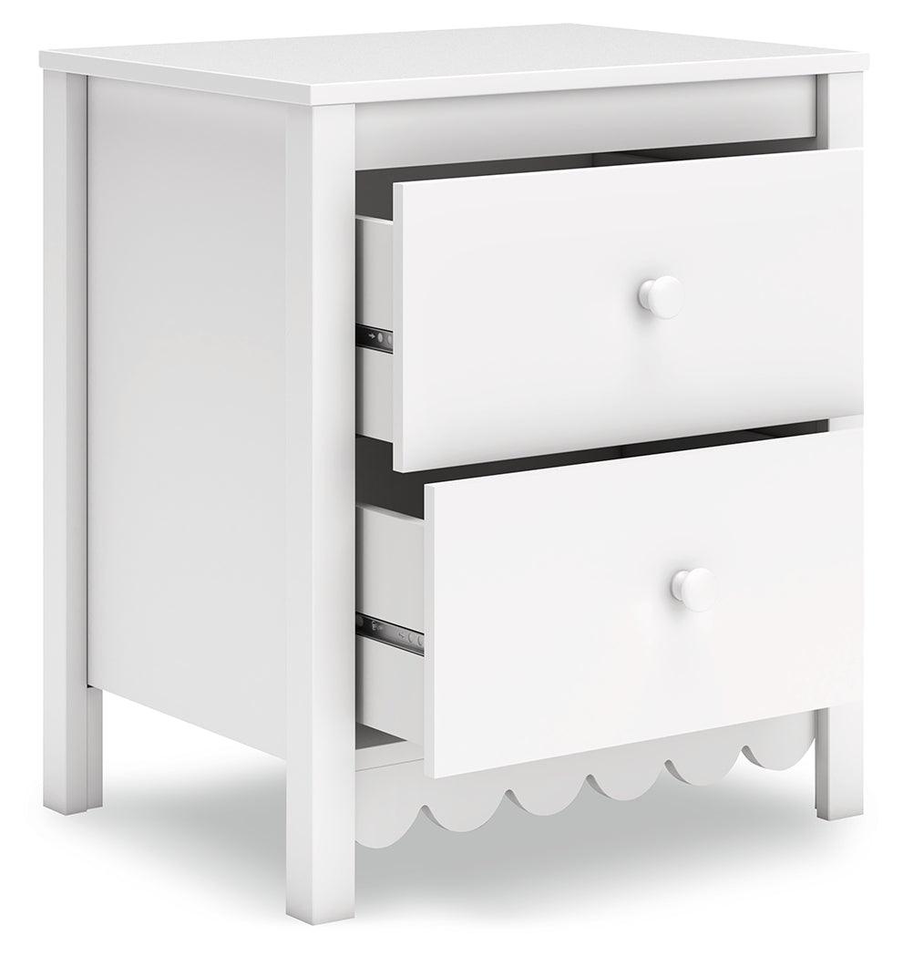 Hallityn White Nightstand by Ashley at Eve Furniture