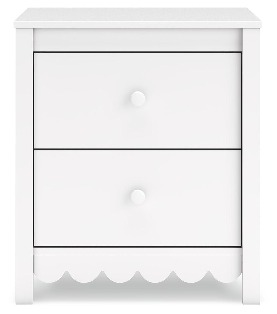 Hallityn White Nightstand by Ashley at Eve Furniture