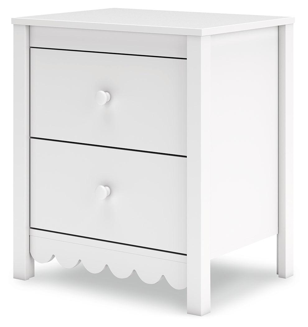 Hallityn White Nightstand by Ashley at Eve Furniture