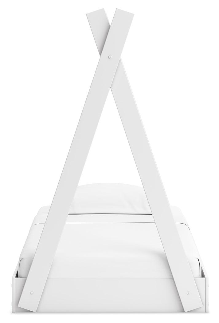 Hallityn White Twin Tent Bed by Ashley at Eve Furniture
