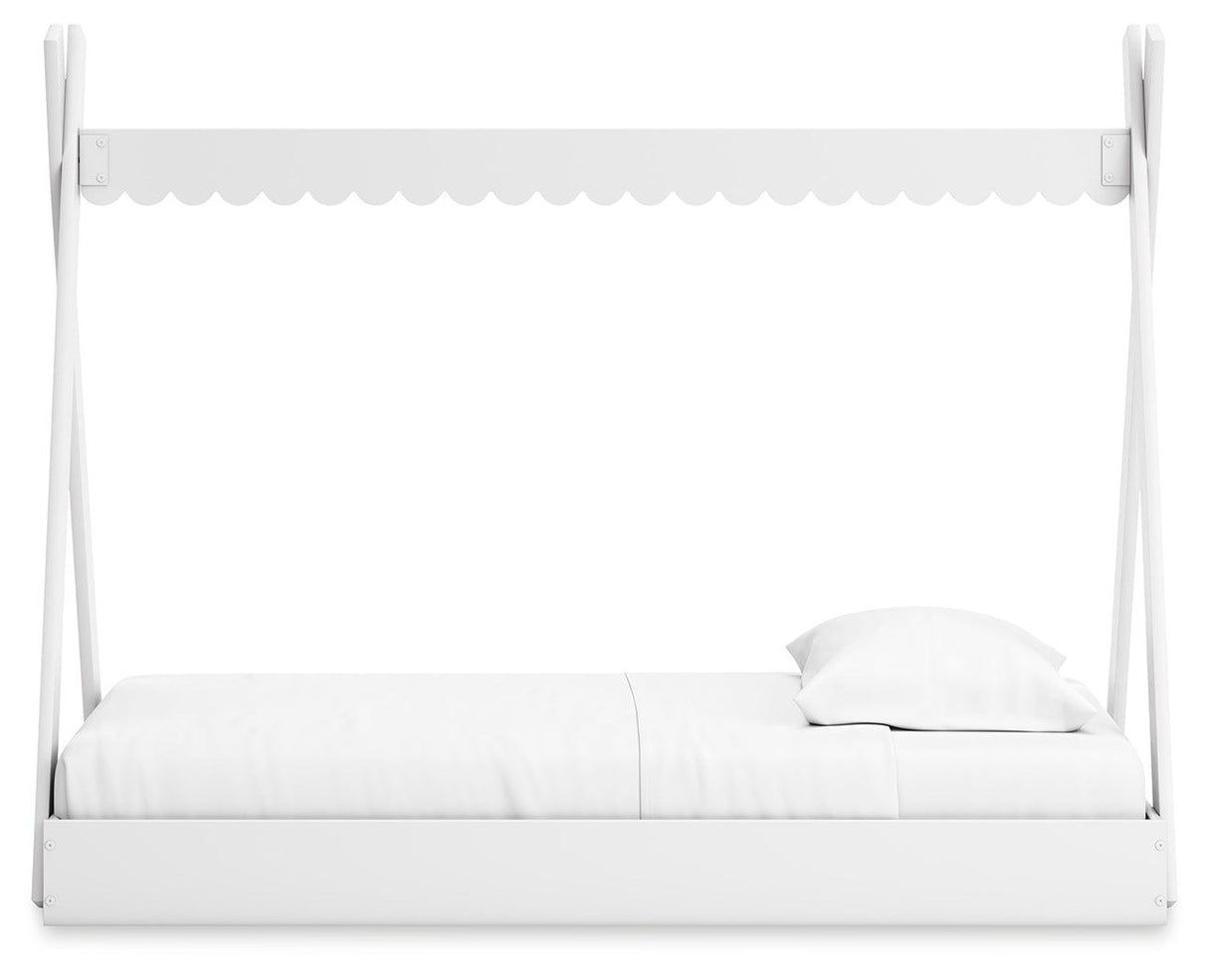 Hallityn White Twin Tent Bed by Ashley at Eve Furniture