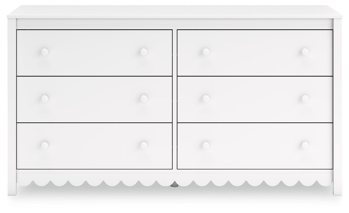 Hallityn White Youth Panel Platform Bedroom Set by Ashley at Eve Furniture