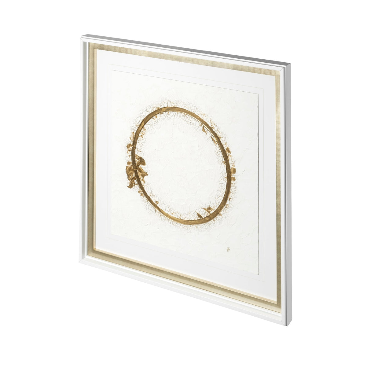 Halo I (White) by Studio M a handmade Original Framed Artwork under Glass by Mercana at Eve Furniture