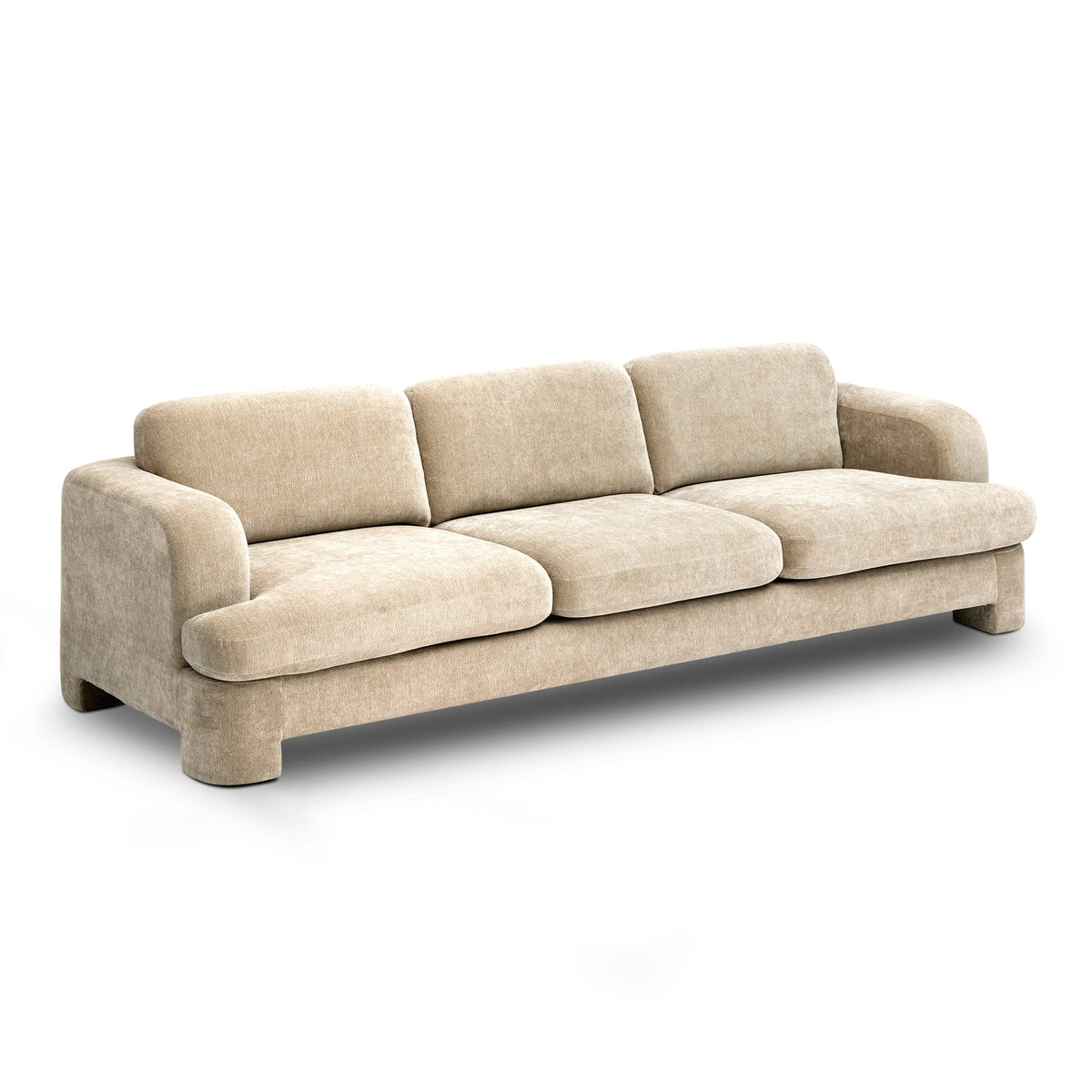 Halsey 102" Textured Fabric Sofa by TOV Furniture at Eve Furniture