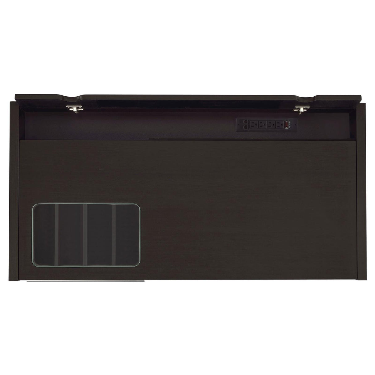 Halston Cappuccino Rectangular Connect-it Office Desk by Coaster at Eve Furniture