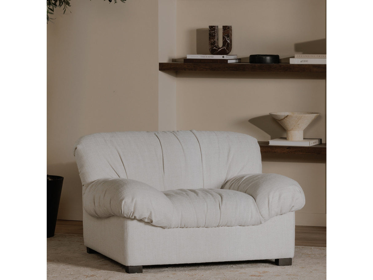 Halston Flecked Oat Lounge Chair by Moe's Home at Eve Furniture