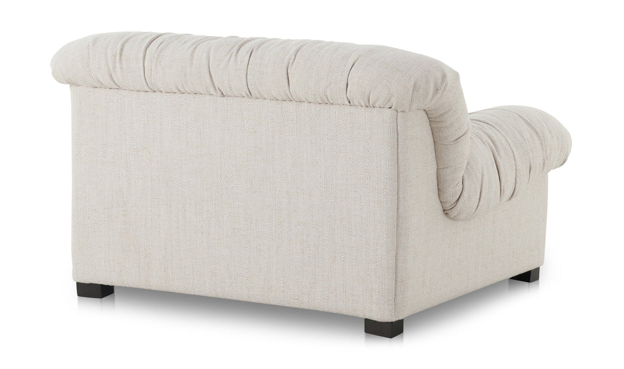 Halston Lounge Chair Flecked Oat by Moe's Home at Eve Furniture