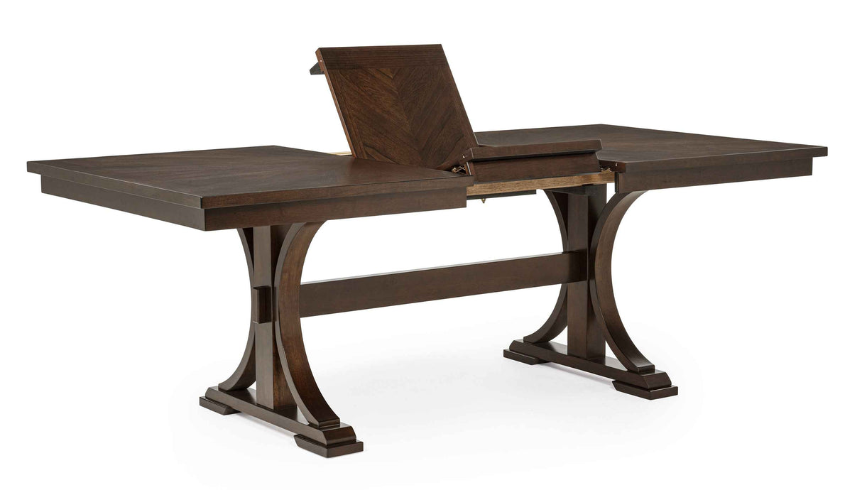 Hamil Brown & Beige Extendable Dining Room Set by Crown Mark at Eve Furniture