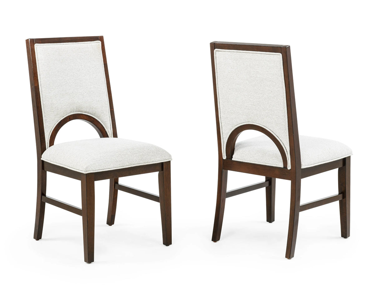 Hamil Brown Side Chair, Set of 2 by Crown Mark at Eve Furniture