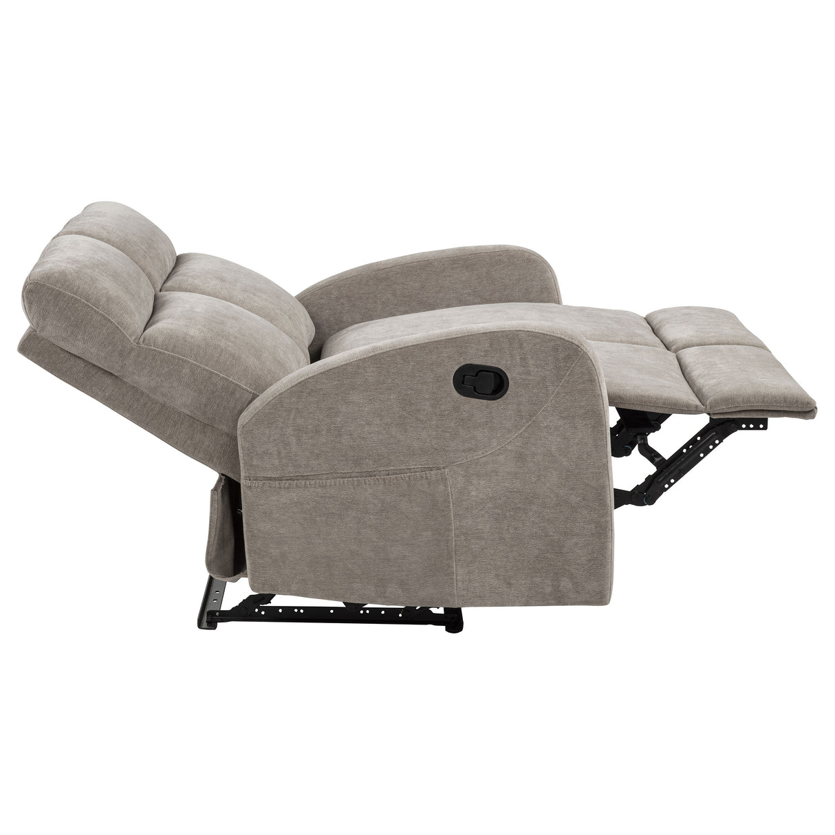 Hamilton 3-piece Chenille Manual Reclining Sofa Set Sand by Coaster at Eve Furniture