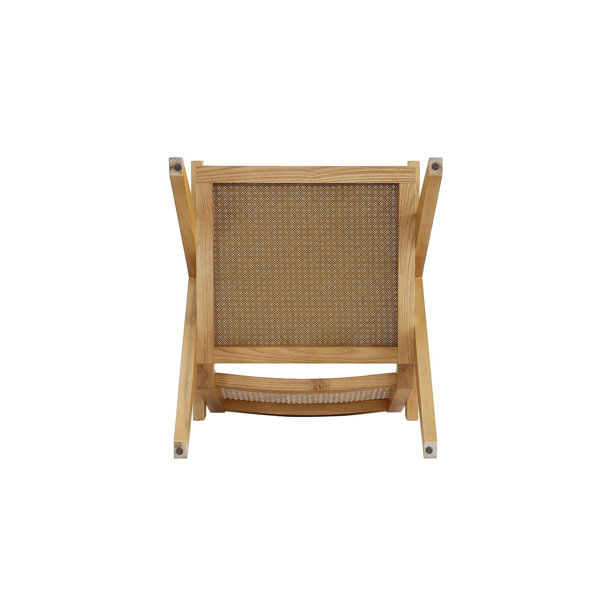 Hamlet Accent Chair in Nature Cane by Manhattan Comfort at Eve Furniture