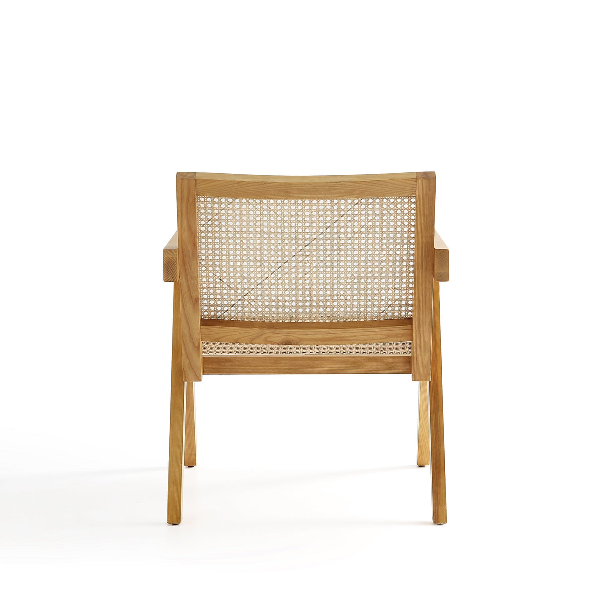 Hamlet Accent Chair in Nature Cane by Manhattan Comfort at Eve Furniture