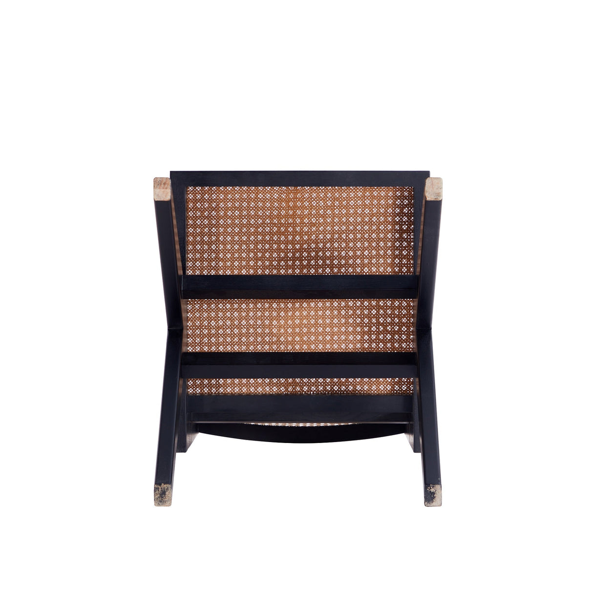 Hamlet Dining Chair in Black and Natural Cane (set of 2) by Manhattan Comfort at Eve Furniture